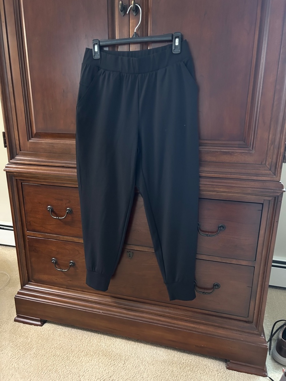 Talbots Black Pull-On Jogger Pants